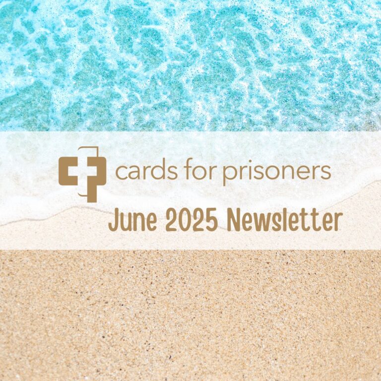 Tangible Hope Ministries / Cards for Prisoners Newsletter Announce