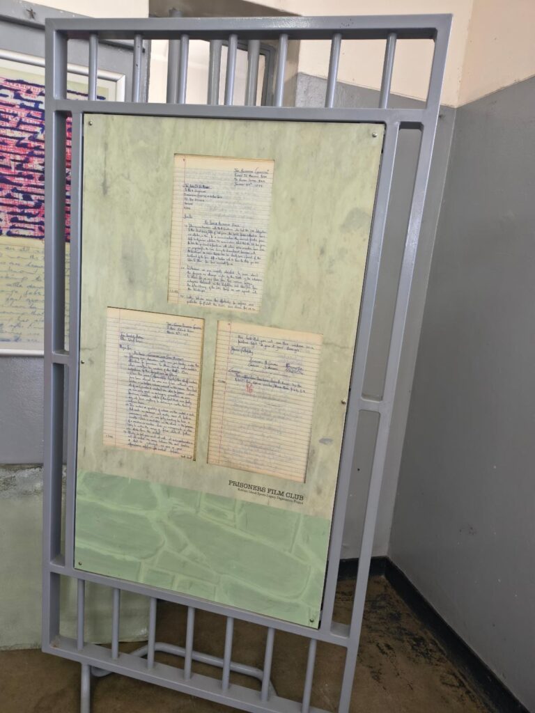 Display of Letters at Robben's Island